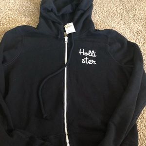 Hollister zip up hoodie